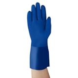 Snorkel® 12" Cotton Knit Lined Rough Finish PVC Gloves  thumbnail 2