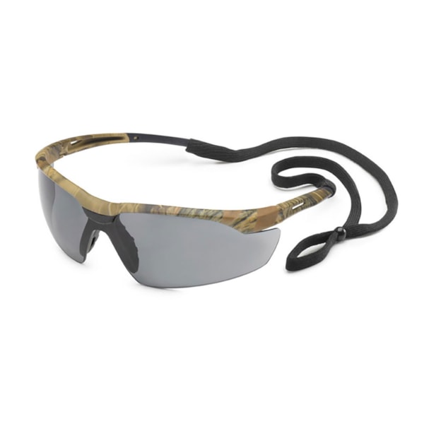Conqueror® Anti-Fog Gray Lens & Camo Frame Safety Glasses