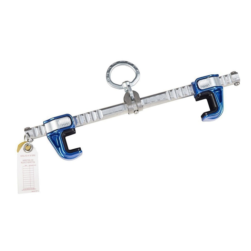3 1/2" to 14" x 1 1/4"THK Flange Small Sliding I-Beam Anchor