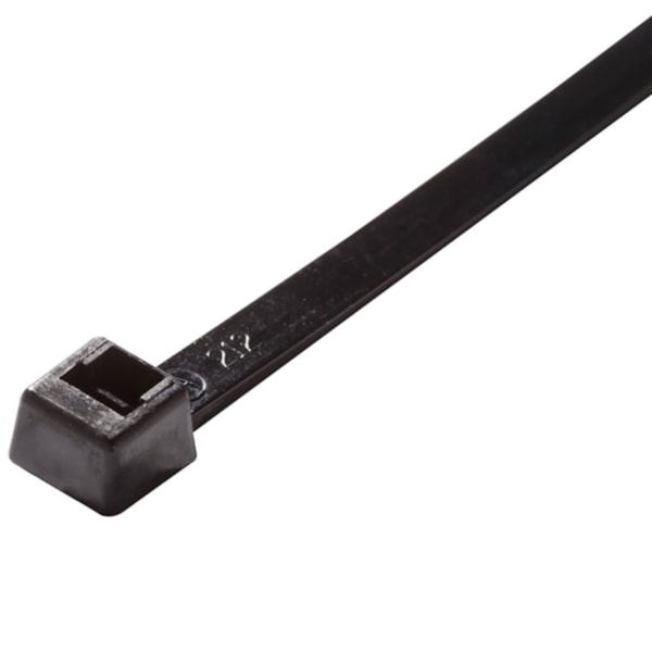 14" Heavy-Duty 120 lb. Black UV Nylon Zip Ties, 100/Pack