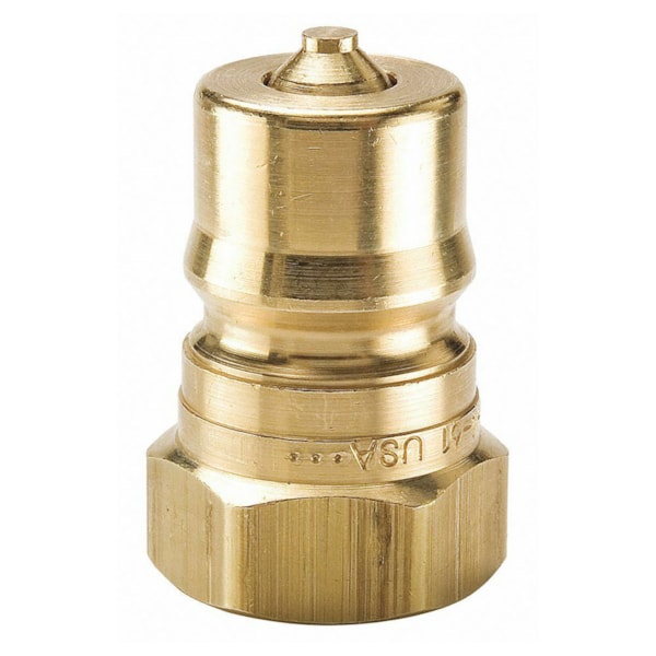 60 Series BH2-61 Series B 1/4" General Purpose 3700 PSI Brass Body & Nitrile Seal Nipple
