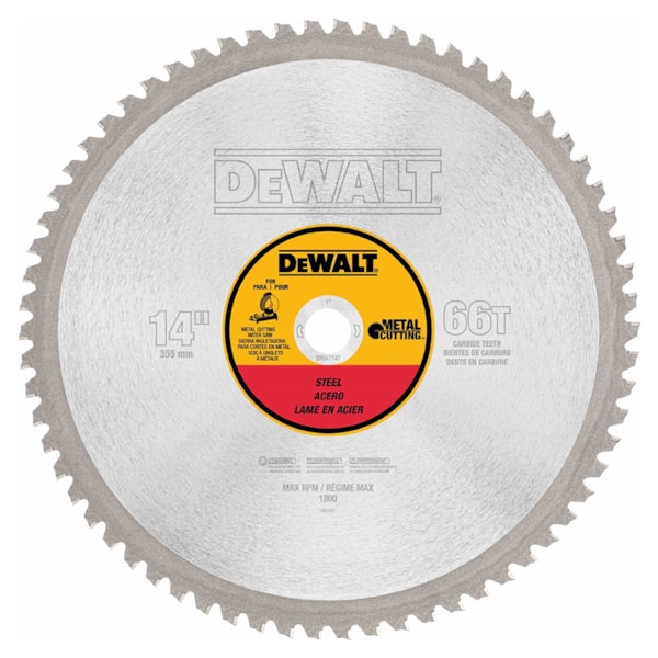 14" Ferrous Metal Steel Cutting 1" Arbor Saw Blade