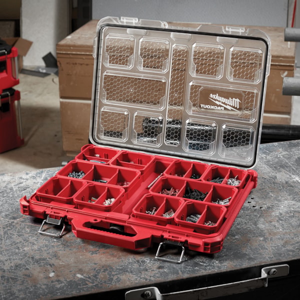 PACKOUT™ 10-Compartment Low Profile Tool & Parts Organizer