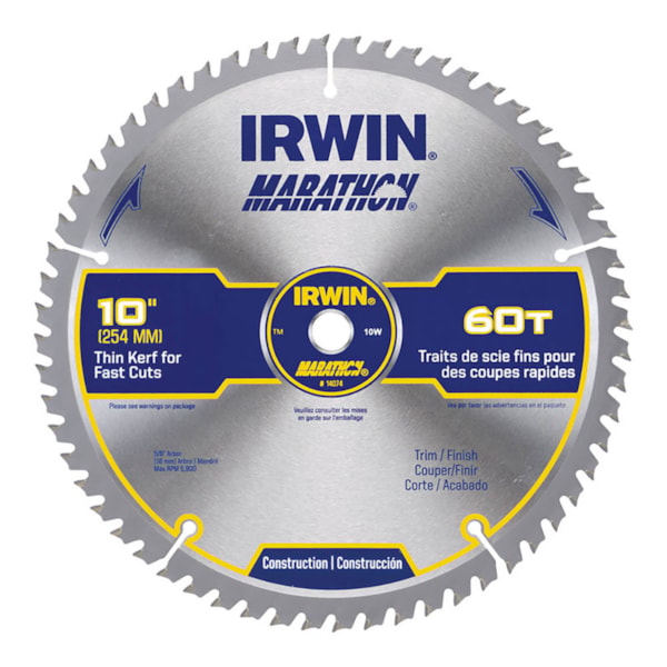 10" dia. 60 Teeth 5/8" Arbor Carbide Miter & Table Saw Blade