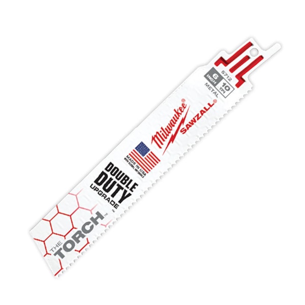 SAWZALL® Torch™ 12" 18TPI Rigid Conduit & Strut Metal Demolition Blades 25/Pack