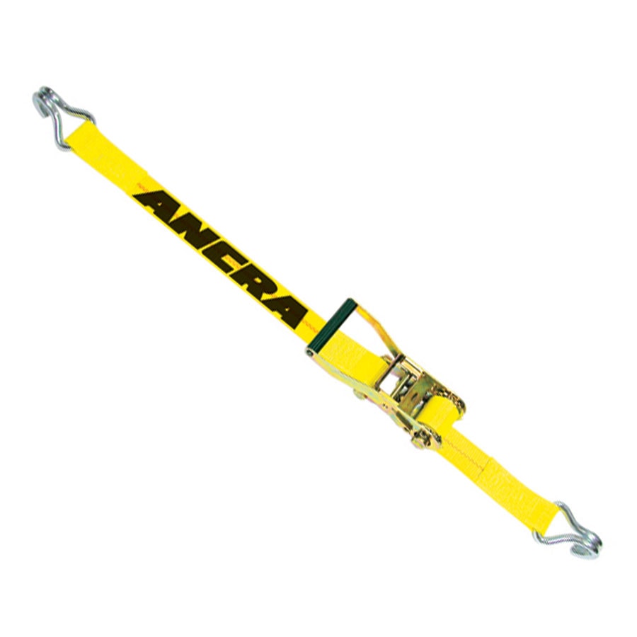 2" x 27' Wire Hooks 3,333 lb. Capacity Ratchet Cargo Strap
