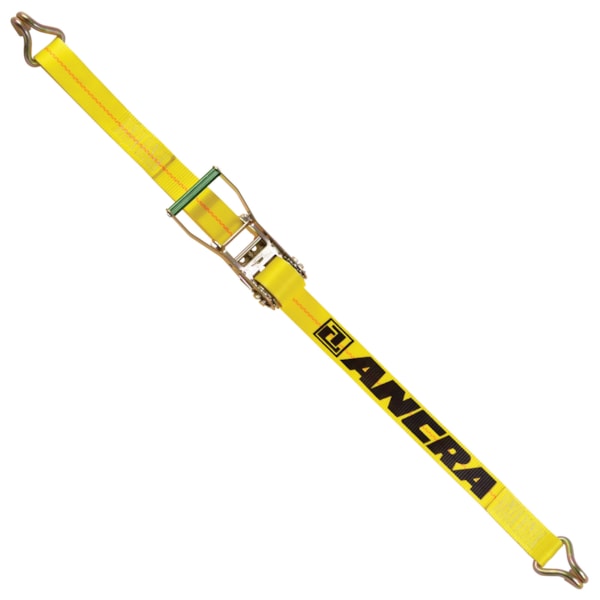 2" x 30' Wire Hooks 3,333 lb. Capacity Ratchet Cargo Strap