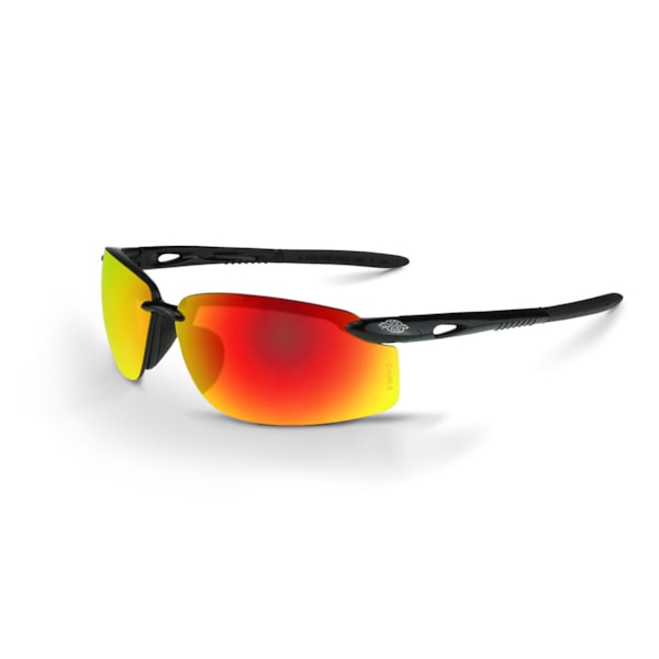 Crossfire ES5W Premium Fire Lens Black Frame Safety Glasses