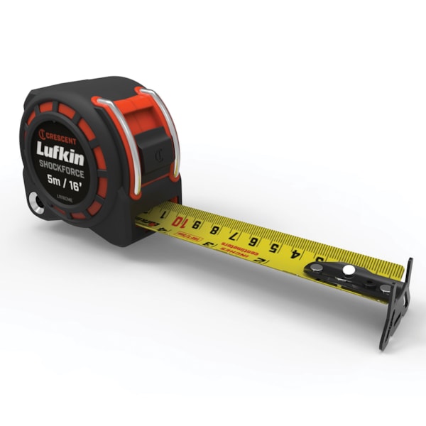 Shockforce 16' x 1 3/16" Dual Sided Fractional & Metric Tape Measure