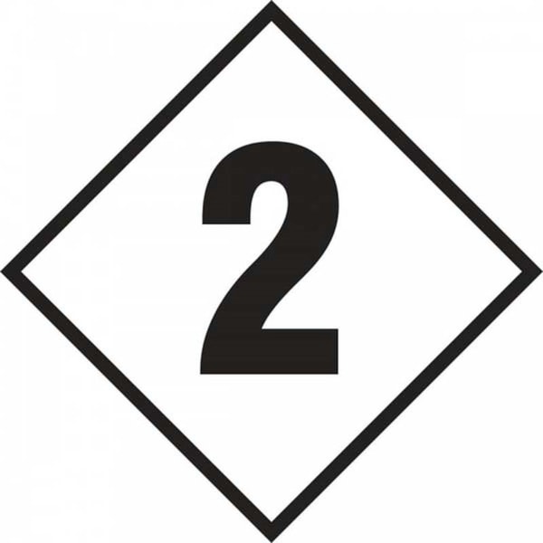 10" NFPA Safety Placard Numbers