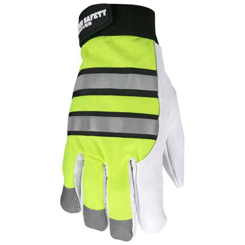 Multitask Hi-Vis Goatskin Insulated Leather Glove