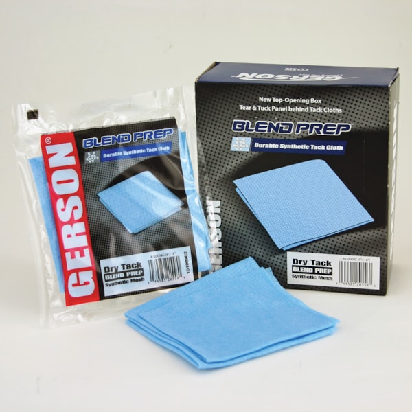 9" x 18" Blue Lint-Free Non-Woven Blend Prep™ Tack Cloth, 12/Box