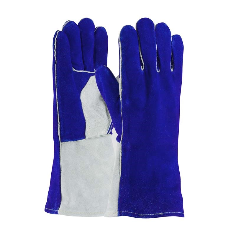 Side Split Cowhide Leather Cotton Foam Lined Premium Welding Gloves