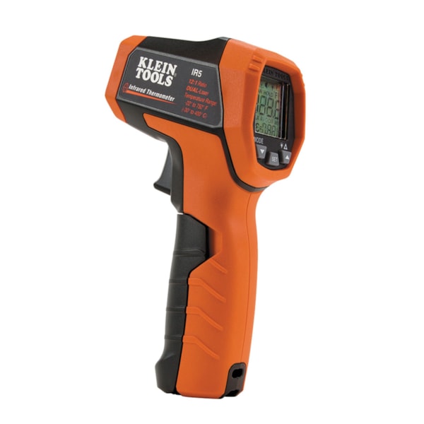 12:1 Distance-to-Spot Dual Laser Targeting Infrared Thermometer