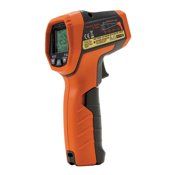 12:1 Distance-to-Spot Dual Laser Targeting Infrared Thermometer