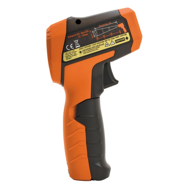 12:1 Distance-to-Spot Dual Laser Targeting Infrared Thermometer