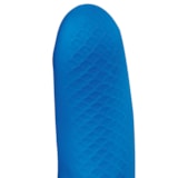 13 mil Unlined 12" Blue Natural Latex Gloves 12 Pair thumbnail 3