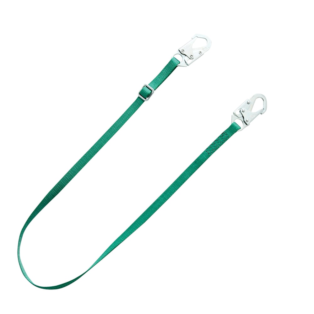 V-Series 6' Single-Leg 2 Snap Hooks Adjustable Restraint Fall Protection Lanyard