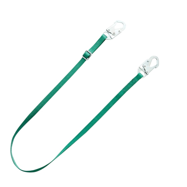 V-Series 6' Single-Leg 2 Snap Hooks Adjustable Restraint Fall Protection Lanyard