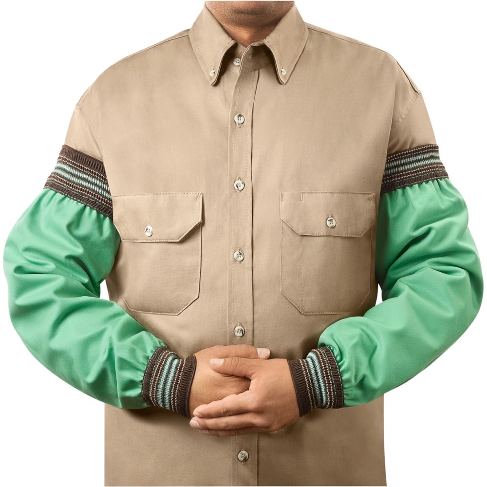 Weldlite™ 23" Wide Elastic Cuff 9 oz. FR Cotton Sleeves 