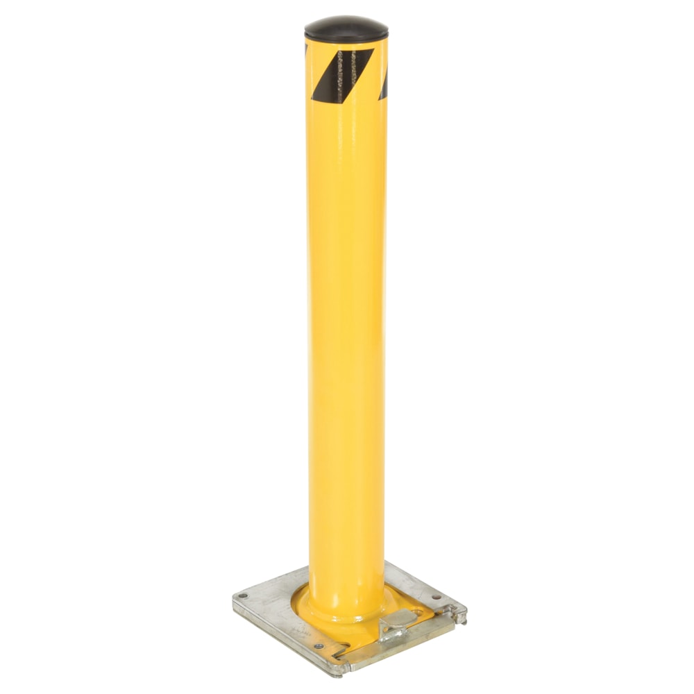 36" x 4.5" Surface Mounted Steel Pipe Bollard