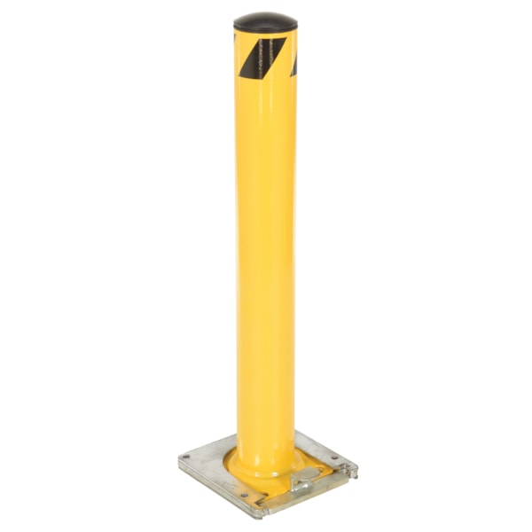 36" x 4.5" Surface Mounted Steel Pipe Bollard