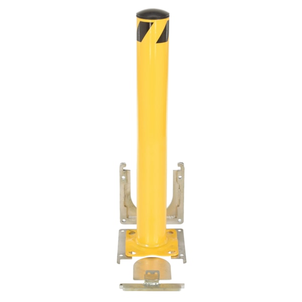 36" x 4.5" Surface Mounted Steel Pipe Bollard