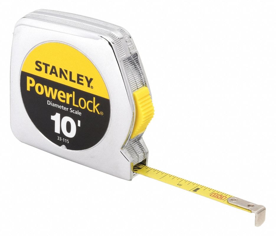 Pocket Tape Measure (With Diameter Scale), 10 FT Powerlock®