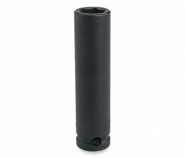 Drive Deep Impact Socket, 7/16", 3/8", 6 Point