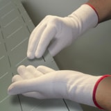 White Uncoated HPPE Reinforced DURACoil Knit Level A3 Cut Resistant Gloves thumbnail 2