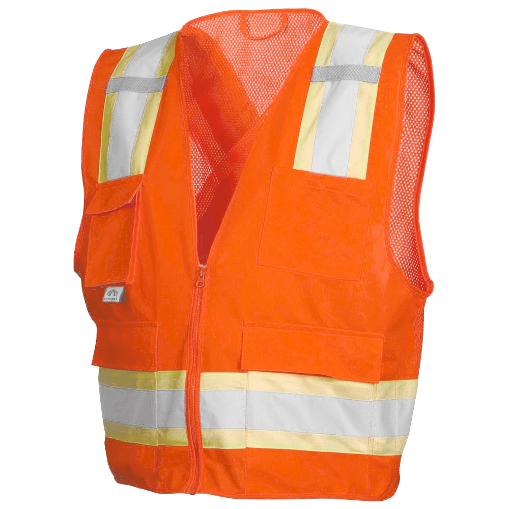 Class 2 Hi Vis Orange Safety Vest