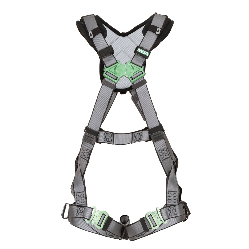 V-FIT™ Back D-Rings, Quick Connect Leg Straps, Shoulder Padding, Fall Protection Harness