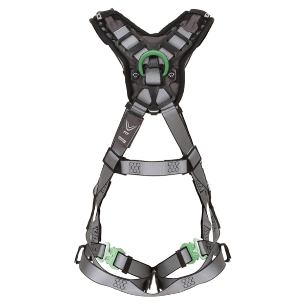 V-FIT™ Back D-Rings, Quick Connect Leg Straps, Shoulder Padding, Fall Protection Harness