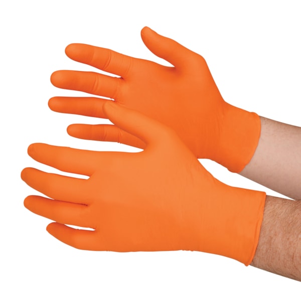 Industrial Grade Nitrile 5 mil Powder-Free 9.5" Disposable Gloves, 100/Box