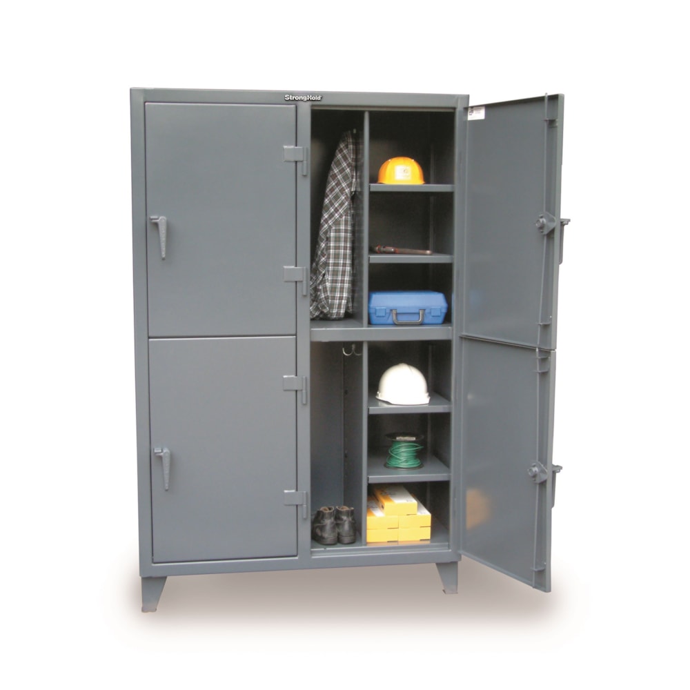 Heavy-Duty All-Welded 20-Shelf Industrial Locker, 50"W x 24"D x 72"H