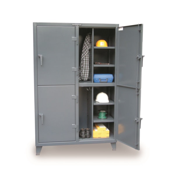 Heavy-Duty All-Welded 20-Shelf Industrial Locker, 50"W x 24"D x 72"H