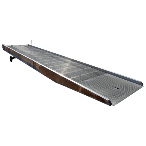 86" W x 360" L Aluminum Yard Ramp, 16,000 lb. Capacity