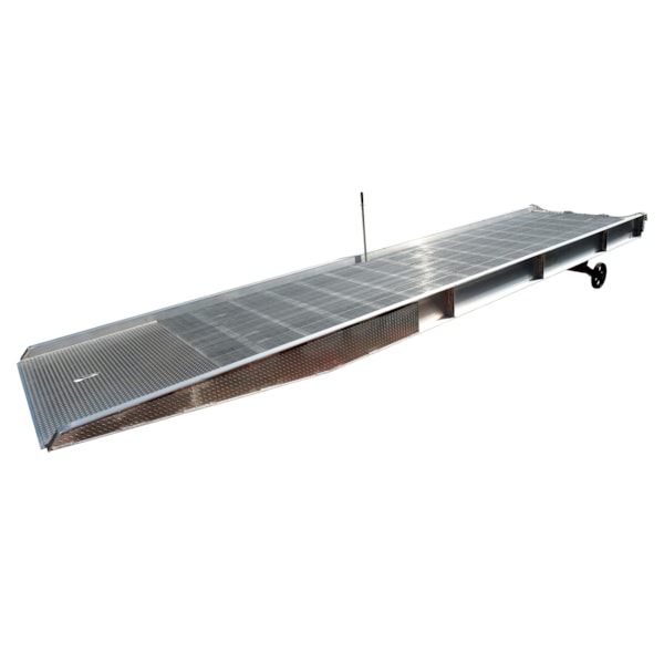 86" W x 360" L Aluminum Yard Ramp, 16,000 lb. Capacity