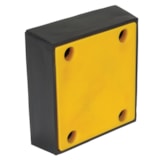 4" x 12" x 13" PVC Face Molded Rubber Bumper thumbnail 1