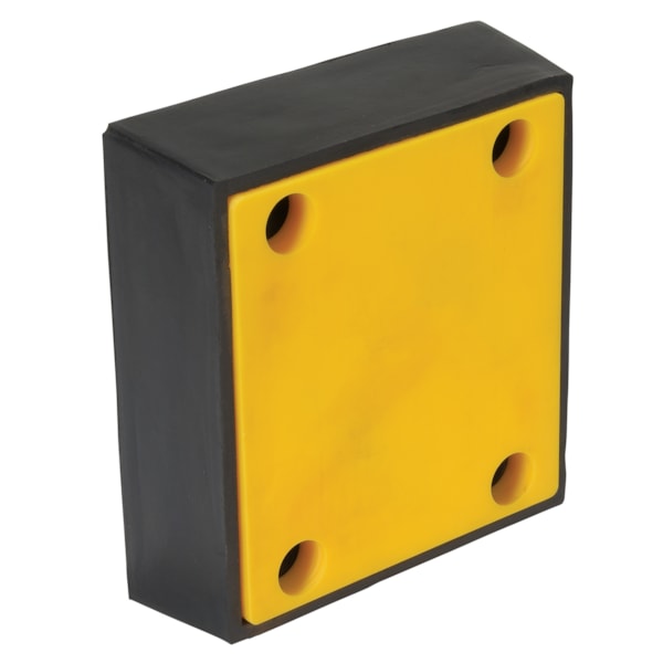 4" x 12" x 13" PVC Face Molded Rubber Bumper