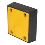 4" x 12" x 13" PVC Face Molded Rubber Bumper thumbnail 2
