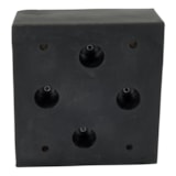 4" x 12" x 13" PVC Face Molded Rubber Bumper thumbnail 4