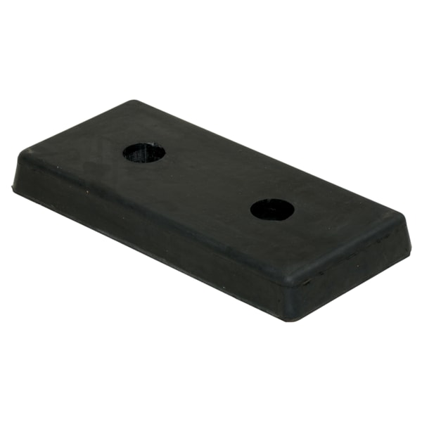 2" x 18" x 8" Rectangle Molded Rubber Bumper