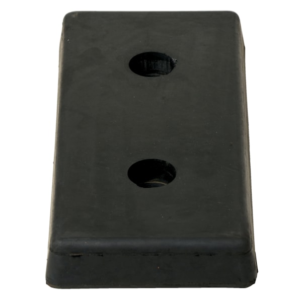 2" x 18" x 8" Rectangle Molded Rubber Bumper