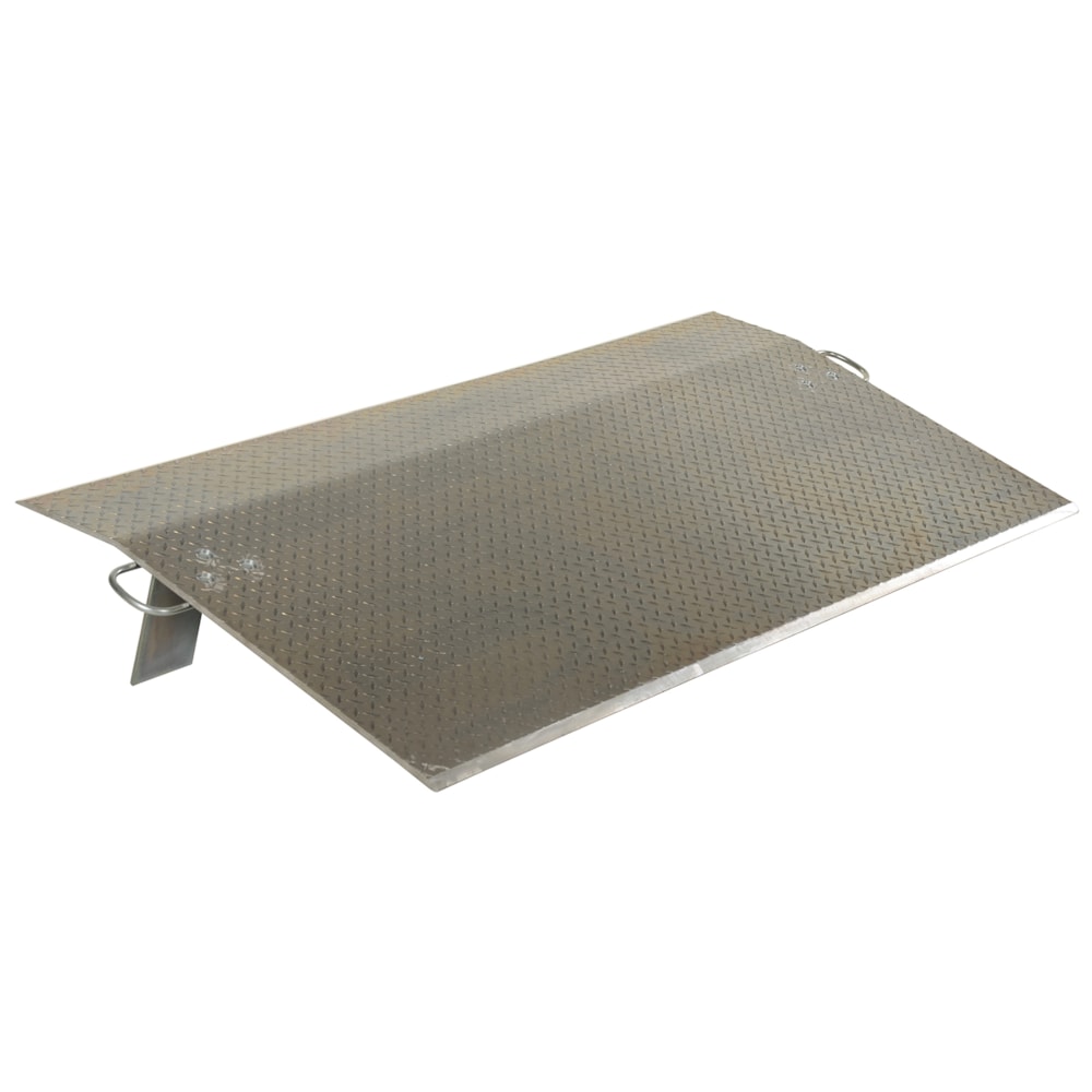 72" x 30" Alumiunum Economy Dockplate, 9,500 lb. Capacity