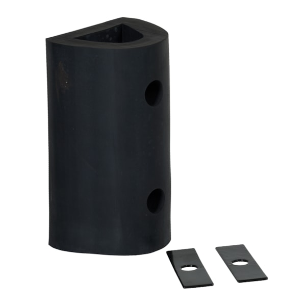 12" x 6" x 6" Extruded Rubber Fender Bumper