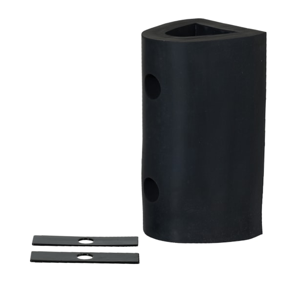 12" x 6" x 6" Extruded Rubber Fender Bumper