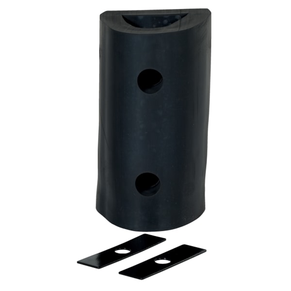 12" x 6" x 6" Extruded Rubber Fender Bumper