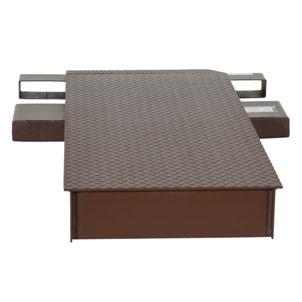 72" L x 24" W x 6.25" H Steel Wheel Riser With Fork Pockets