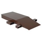 60" L x 24" W x 6.25" H Steel Wheel Riser With Fork Pockets thumbnail 1
